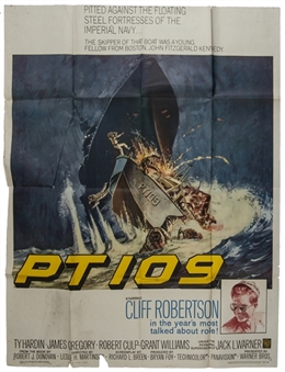 1963 "PT 109" Film 3 sheet Movie Poster